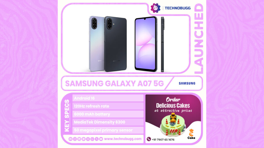Samsung Galaxy A07 5G Goes Official