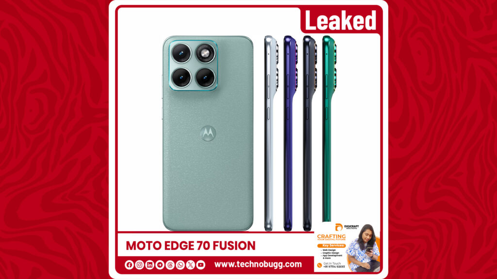 Moto Edge 70 Fusion Colour Options Leaked Online Moto Edge 70 Fusion Colour Options Leaked Online