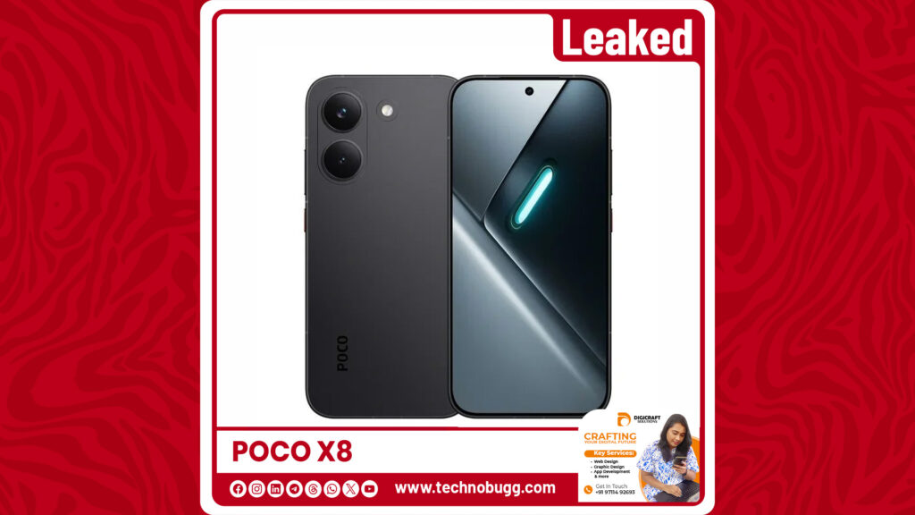Poco X8 Design Leaked Poco X8 Design Leaked