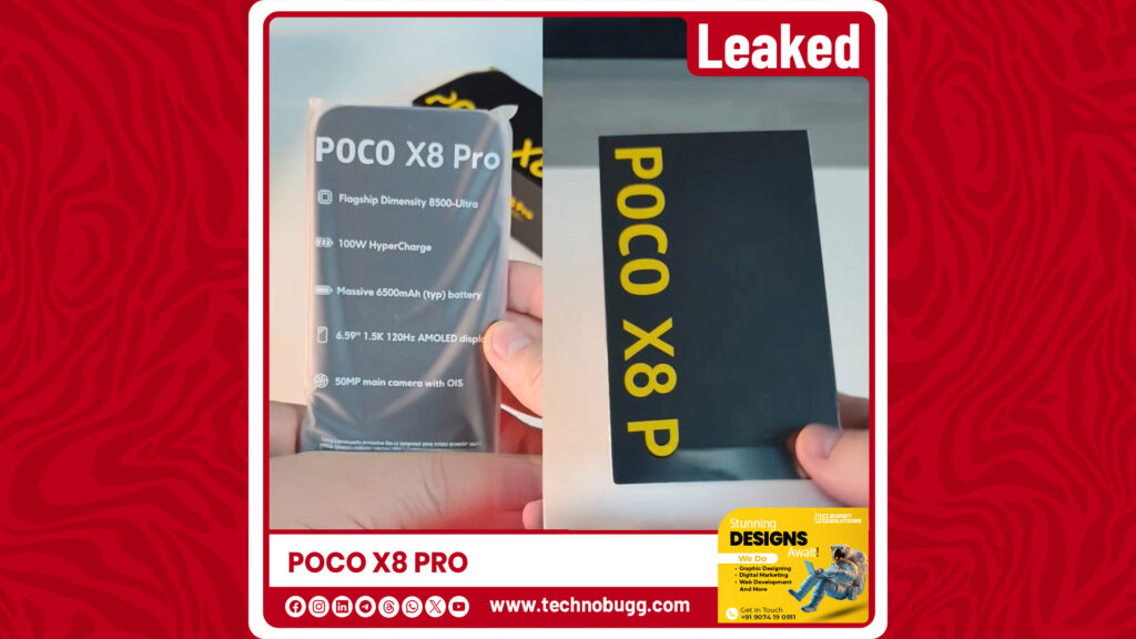 Poco X8 Pro Retail Unit Image Leaked