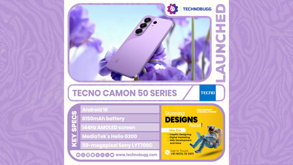 Tecno Camon 50 Series Goes Official
