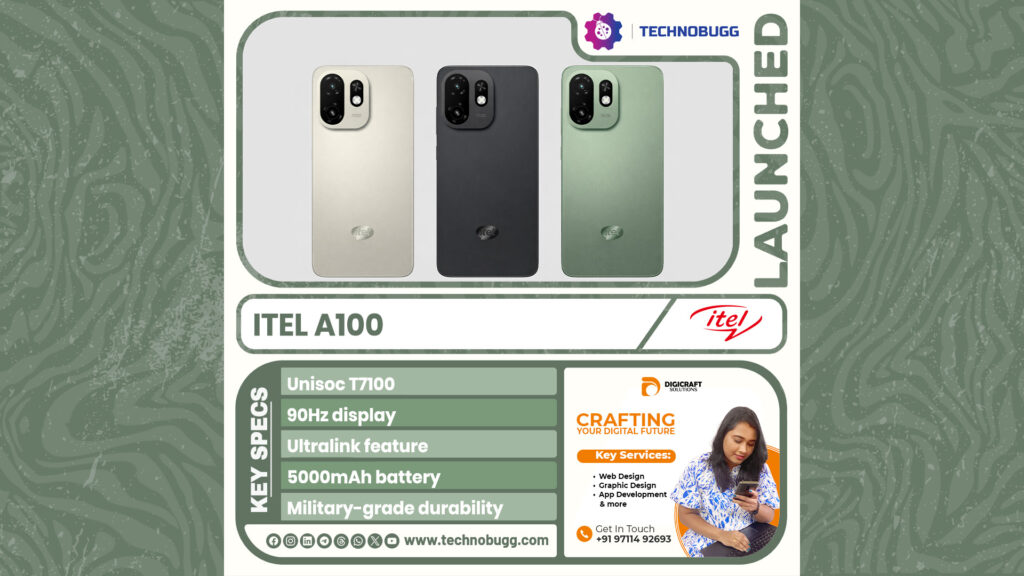 itel A100 Unveiled itel A100 Unveiled