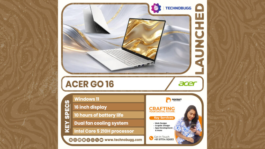 Acer Go 16 Launched
