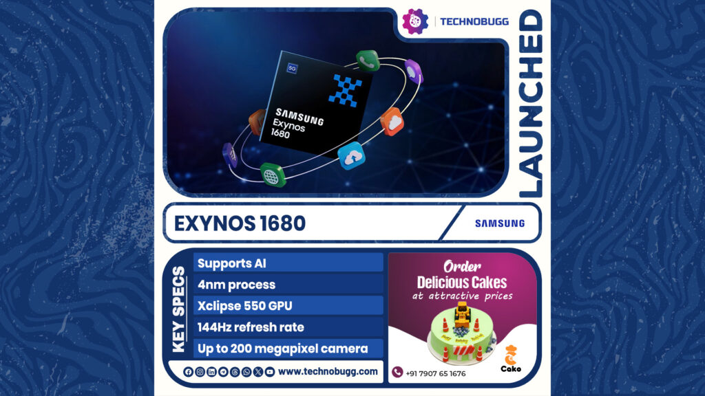 Exynos 1680 Unveiled Exynos 1680 Unveiled
