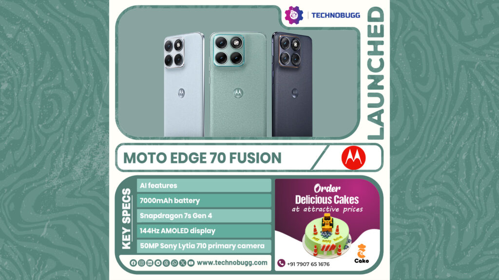 Moto Edge 70 Fusion Unveiled