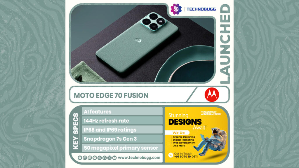 Moto Edge 70 Fusion Unveiled At MWC 2026