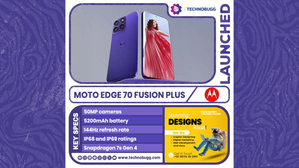 Moto Edge 70 Fusion Plus Unveiled
