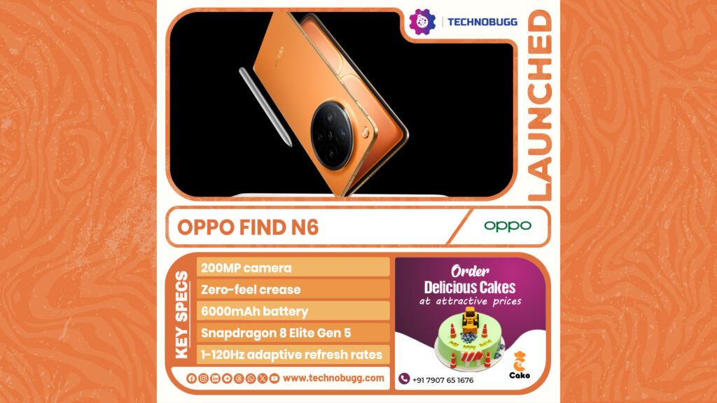 Oppo Find N6 Goes Official Oppo Find N6 Goes Official