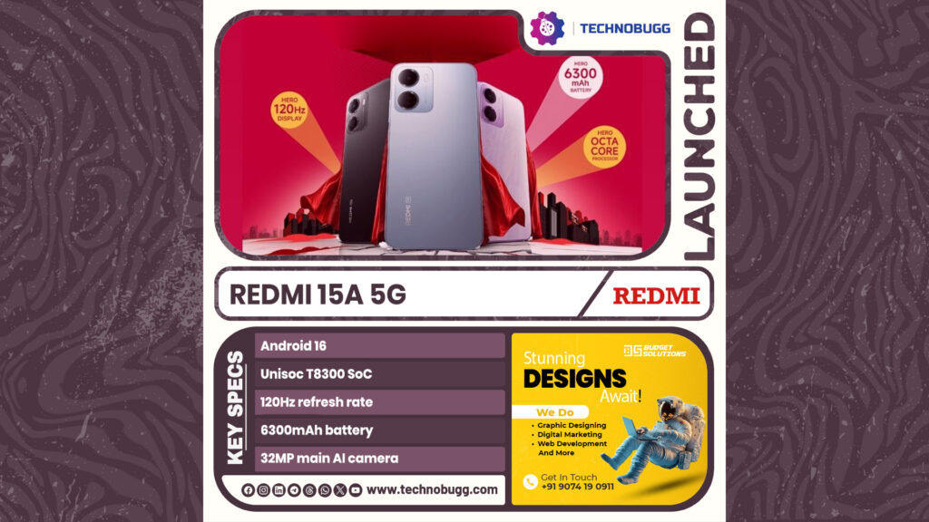 Redmi 15A 5G Unveiled