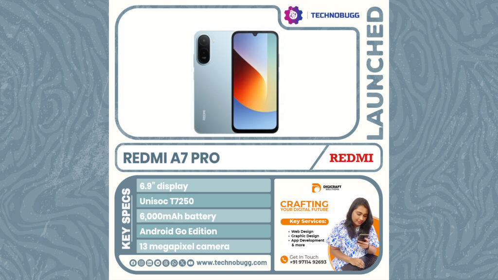 Redmi A7 Pro Unveiled