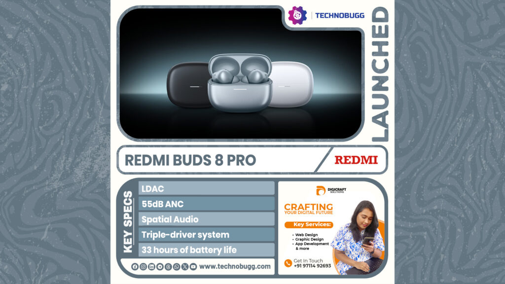 Redmi Buds 8 Pro Launched Globally