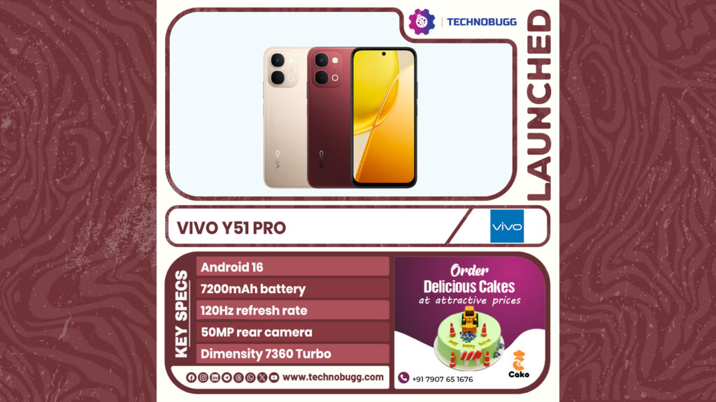 Vivo Y51 Pro Launched Vivo Y51 Pro Launched