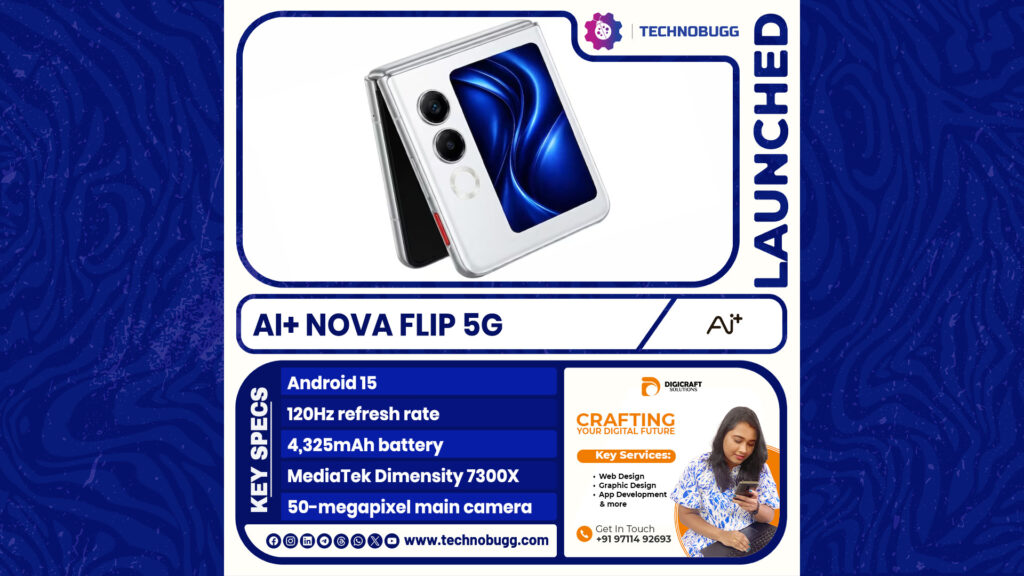 Ai+ Nova Flip 5G Goes Official Ai+ Nova Flip 5G Goes Official