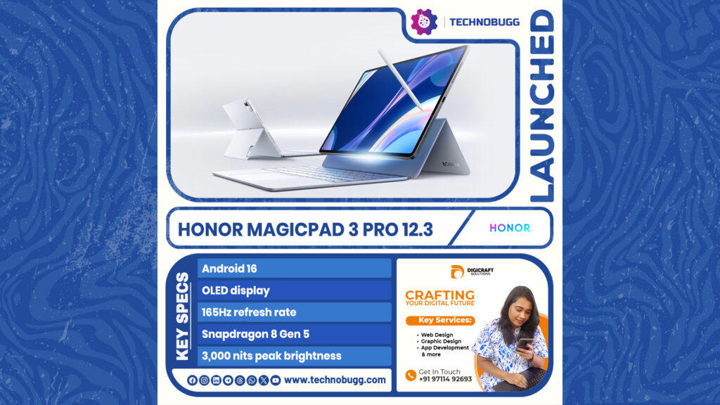 Honor MagicPad 3 Pro 12.3″ Variant Goes Official