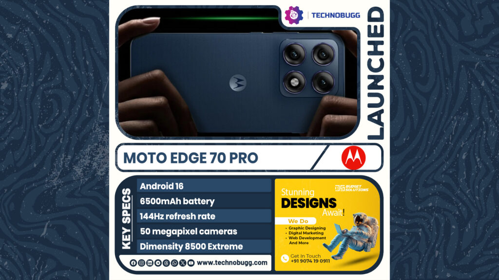Moto Edge 70 Pro Goes Official