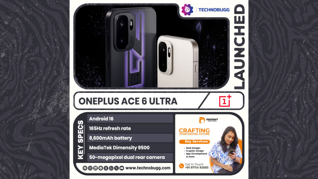OnePlus Ace 6 Ultra Goes Official