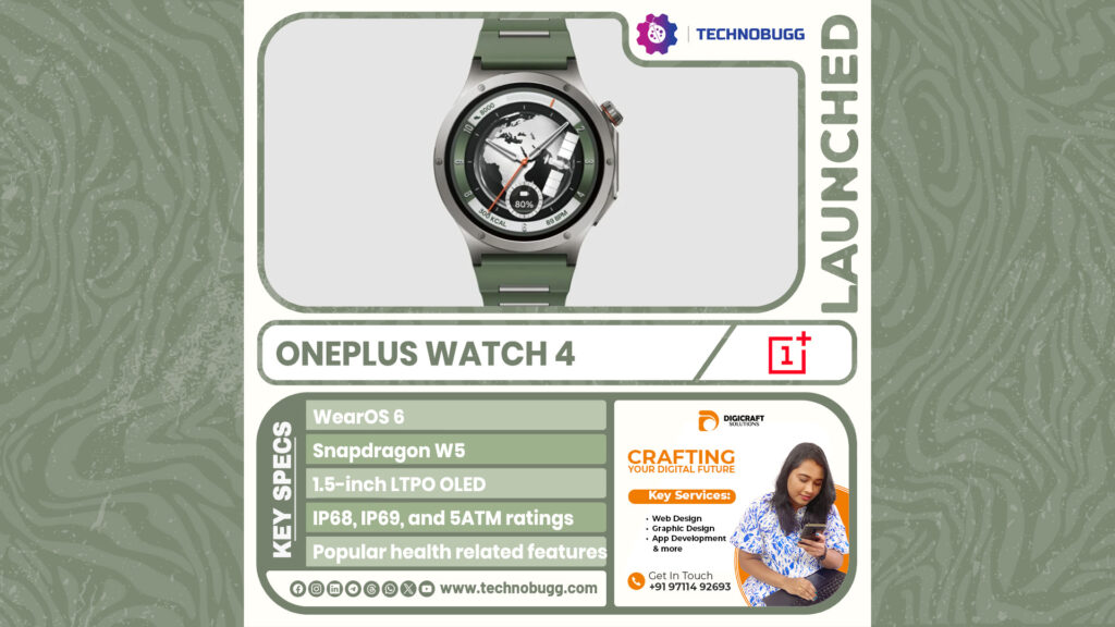 OnePlus Watch 4 Unveiled