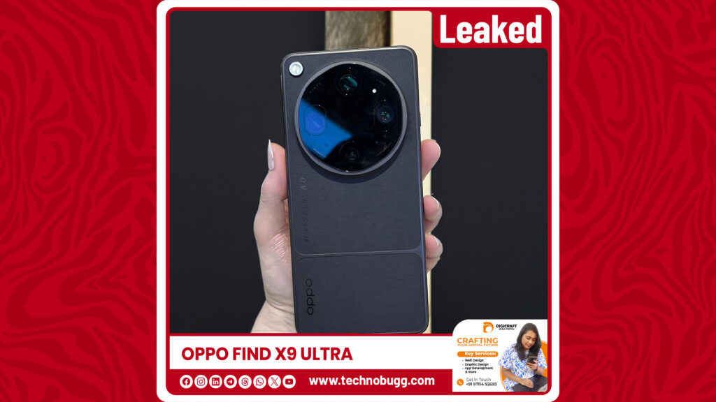 Oppo Find X9 Ultra Real-life Image Leaked Oppo Find X9 Ultra Real-life Image Leaked