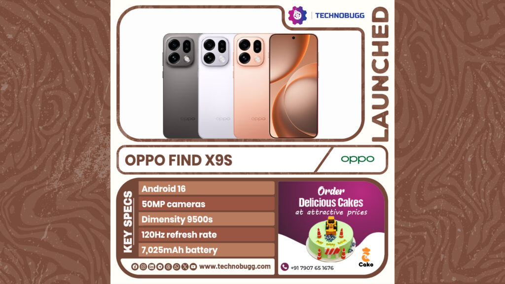 Oppo Find X9s Unveiled