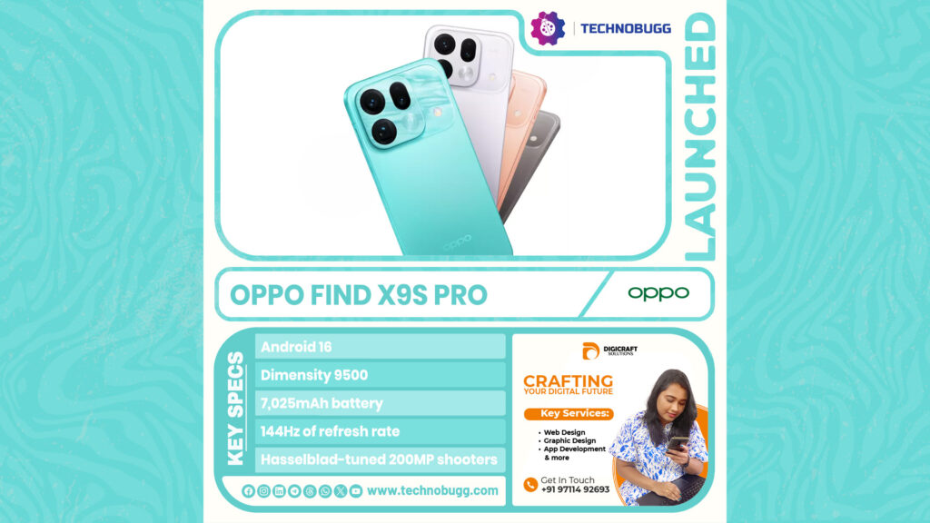 Oppo Find X9s Pro Launched