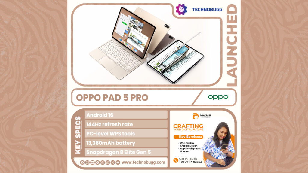 Oppo Pad 5 Pro Launched Oppo Pad 5 Pro Launched