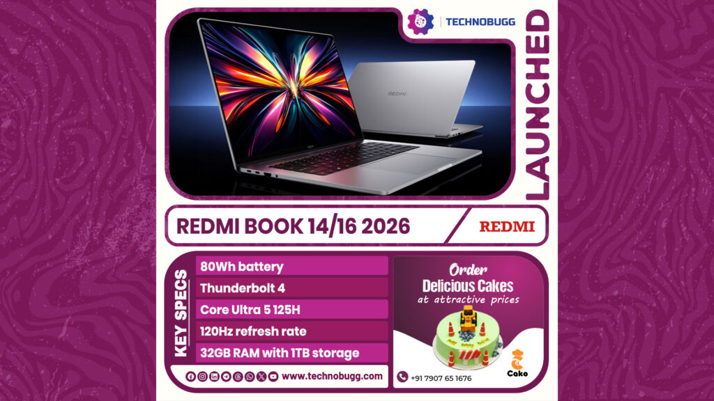 Redmi Book 14 2026 and Redmi Book 16 2026 Launched
