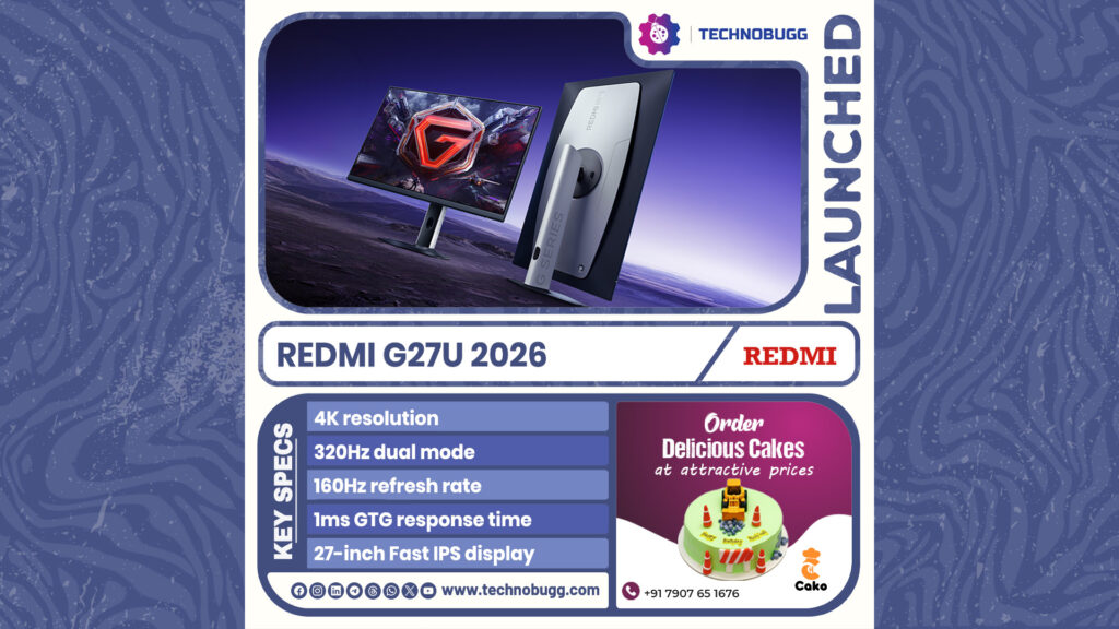 Redmi G27U 2026 Goes Official Redmi G27U 2026 Goes Official