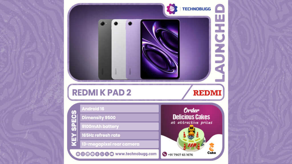 Redmi K Pad 2 Launched