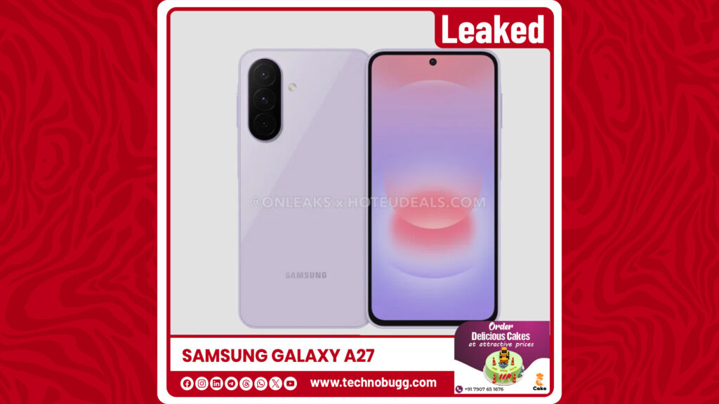 Samsung Galaxy A27 Leaks in Full Glory