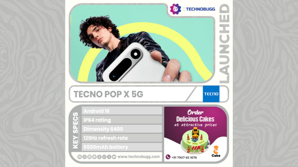 TECNO POP X 5G Goes Official TECNO POP X 5G Goes Official