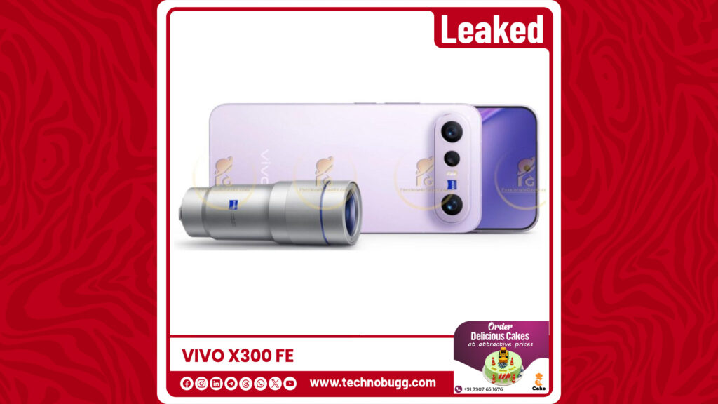 Vivo X300 FE Indian Variant Leaked with Telephoto Extender
