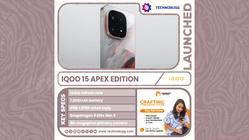 iQOO 15 Apex Edition Launched in India