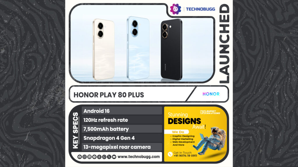 Honor Play 80 Plus Unveiled