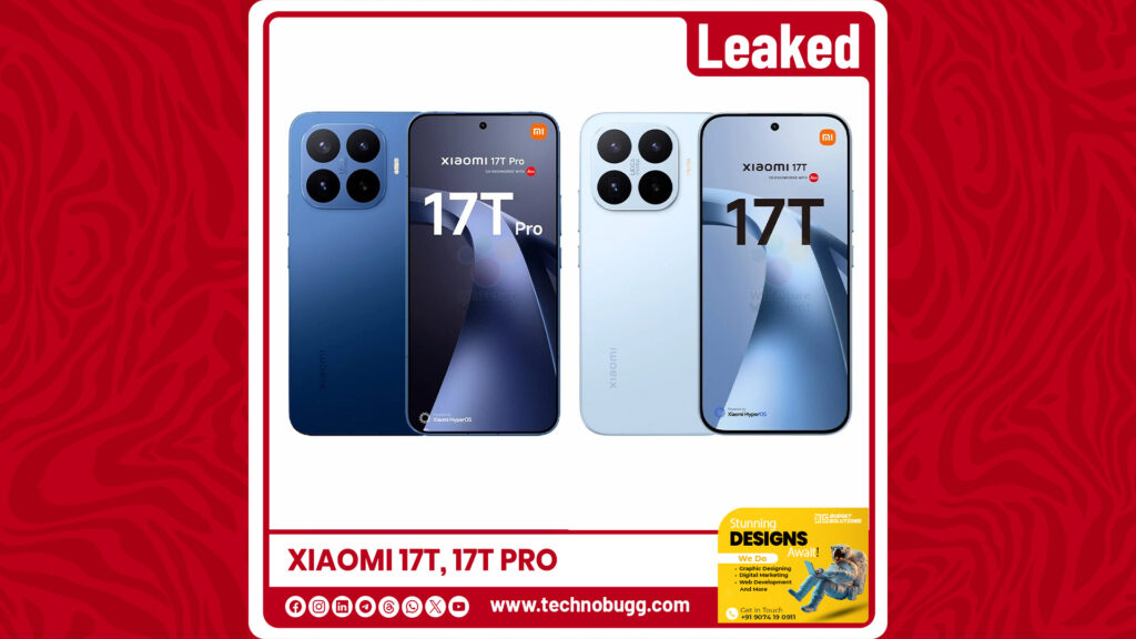 Xiaomi 17T & Xiaomi 17T Pro Full Specifications, Renders, Price Tipped