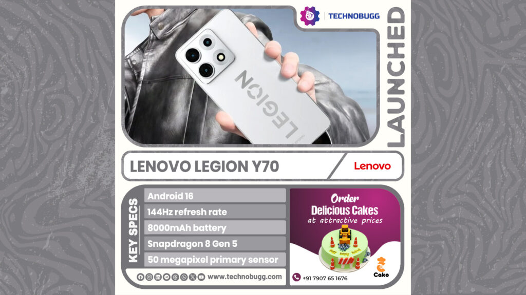 Lenovo Legion Y70 Unveiled