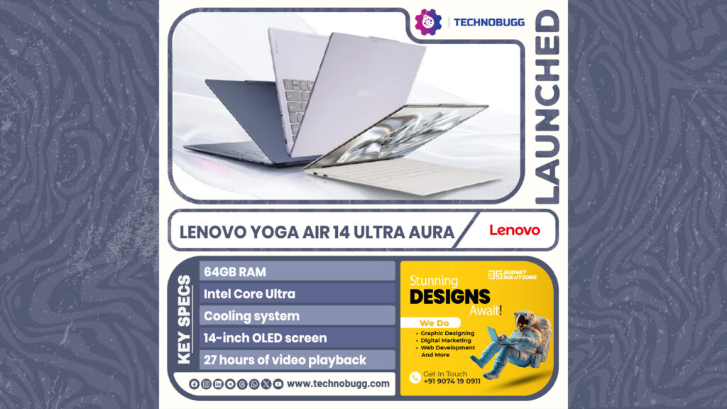 Lenovo YOGA Air 14 Ultra Aura Unveiled Lenovo YOGA Air 14 Ultra Aura Unveiled