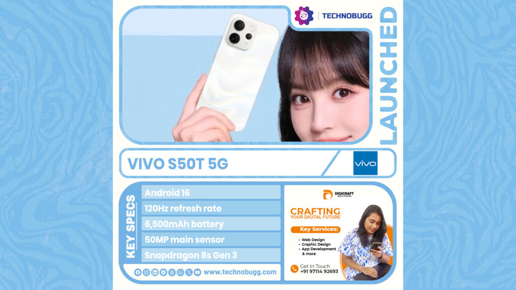 Vivo S50t 5G Unveiled