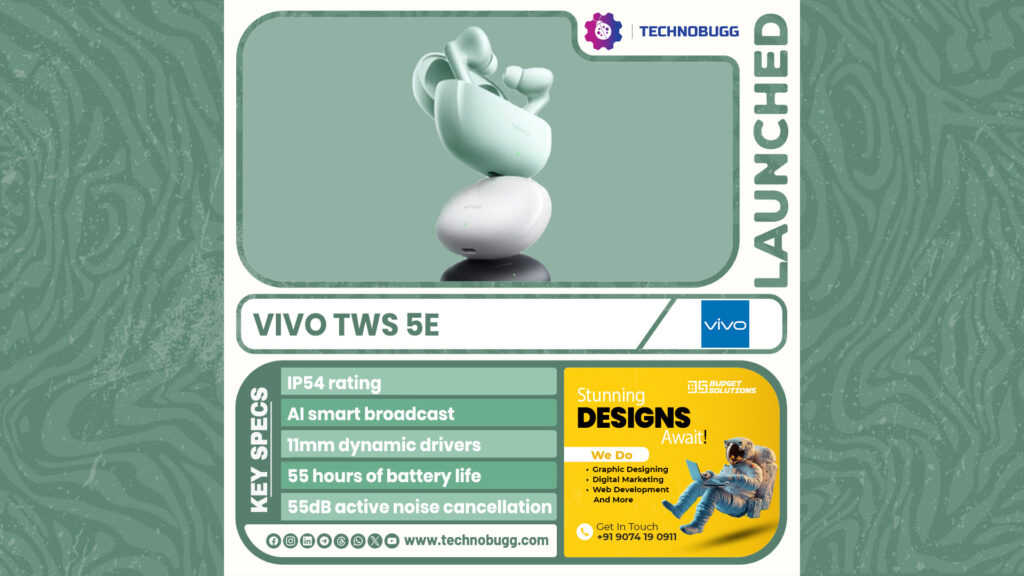Vivo TWS 5e Launched