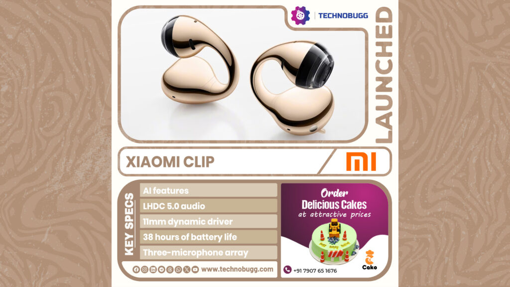 Xiaomi Clip Open-Ear Earbuds Launched Xiaomi Clip Open-Ear Earbuds Launched