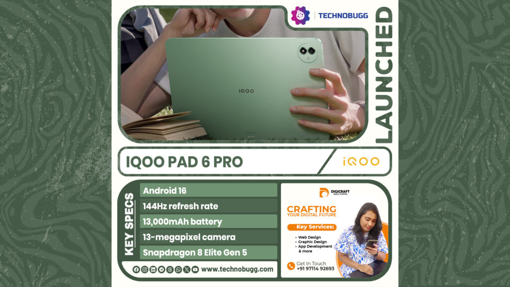 iQOO Pad 6 Pro Goes Official iQOO Pad 6 Pro Goes Official