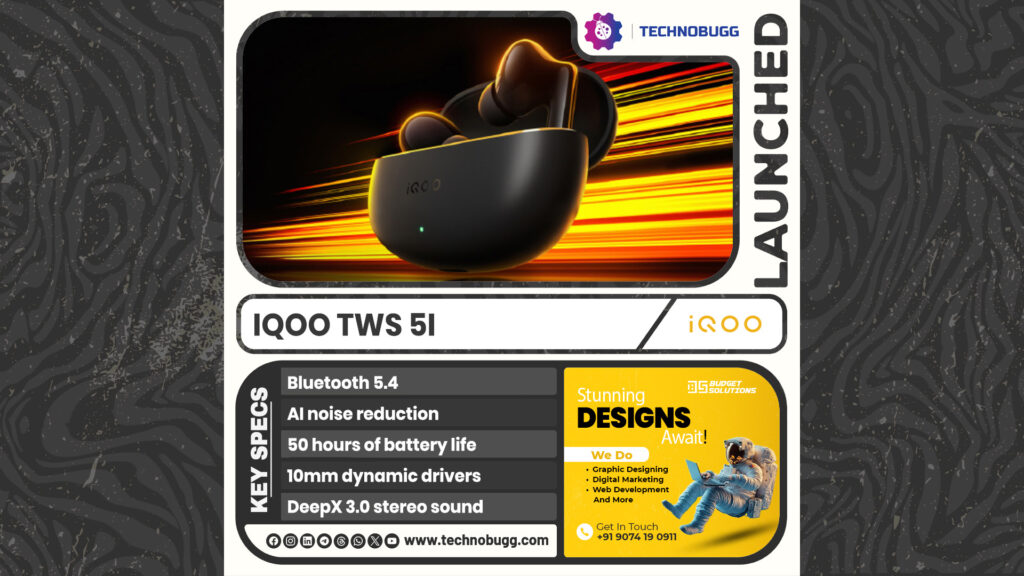 iQOO TWS 5i Launched iQOO TWS 5i Launched