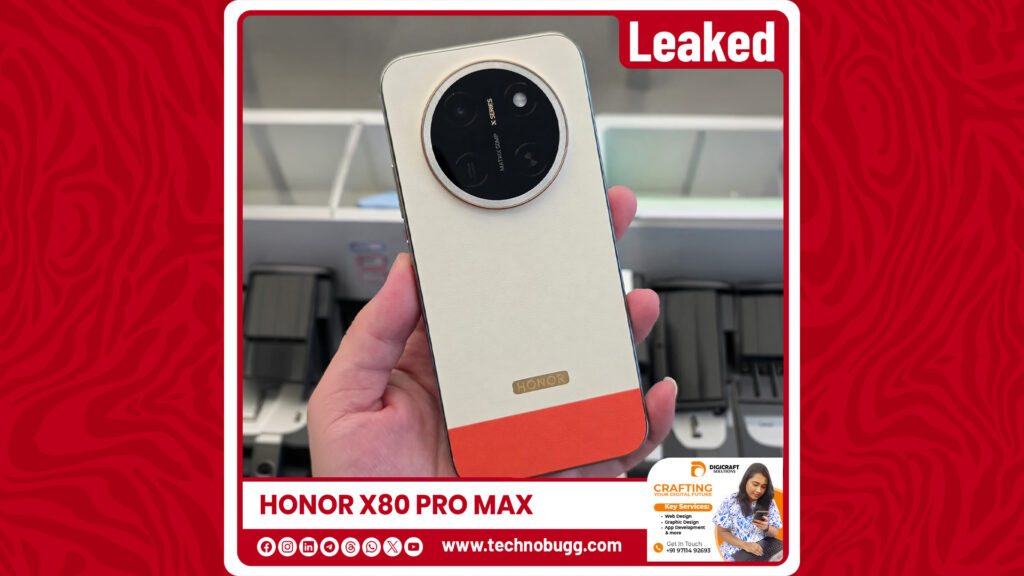 Honor X80 Pro Max Specifications and Image Leaked