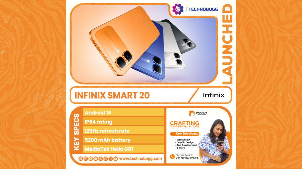 Infinix Smart 20 Launched in India Infinix Smart 20 Launched in India