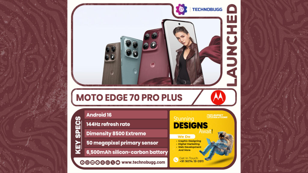 Moto Edge 70 Pro Plus Unveiled