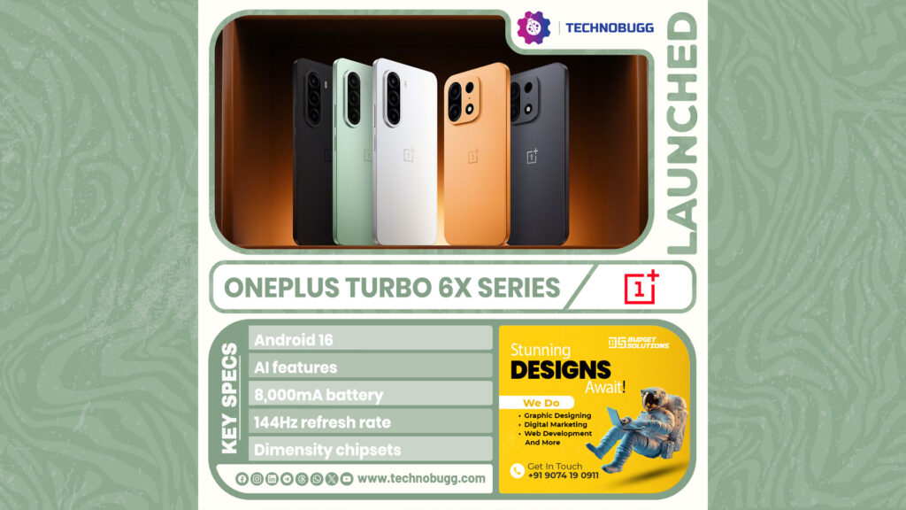 OnePlus Turbo 6X Series Unveiled OnePlus Turbo 6X Series Unveiled
