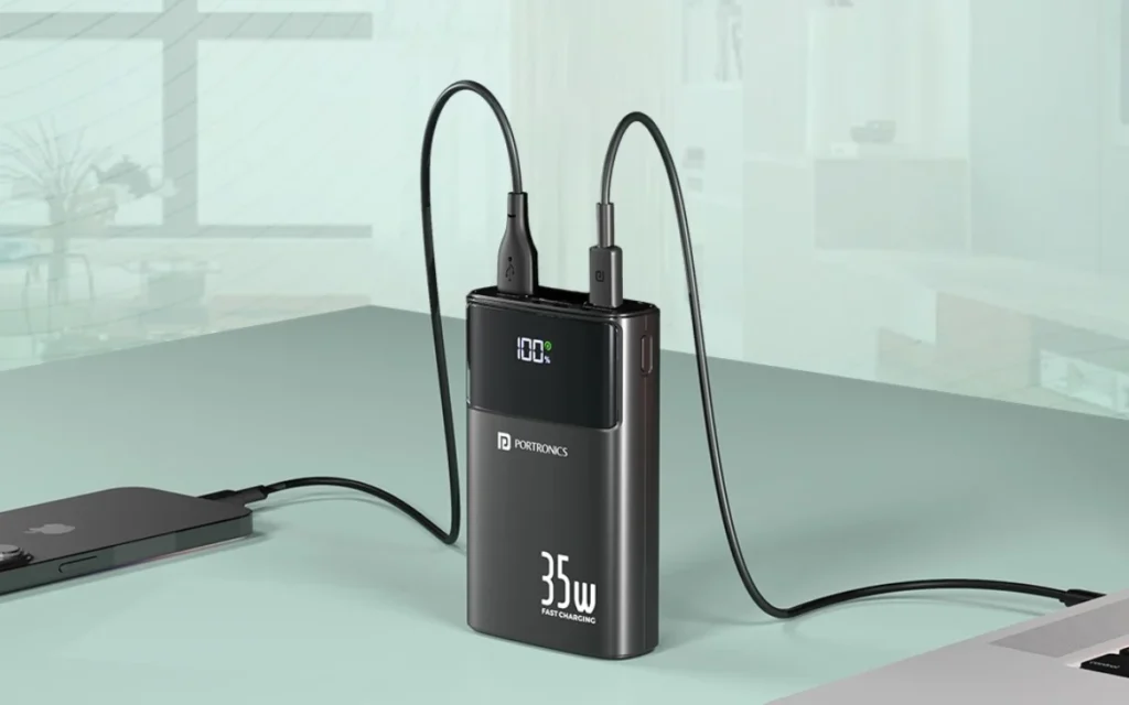 Portronics Launches New Power Bank With 20,000mAh Battery Capacity Portronics-Titan-35-20000mAh-power-bank