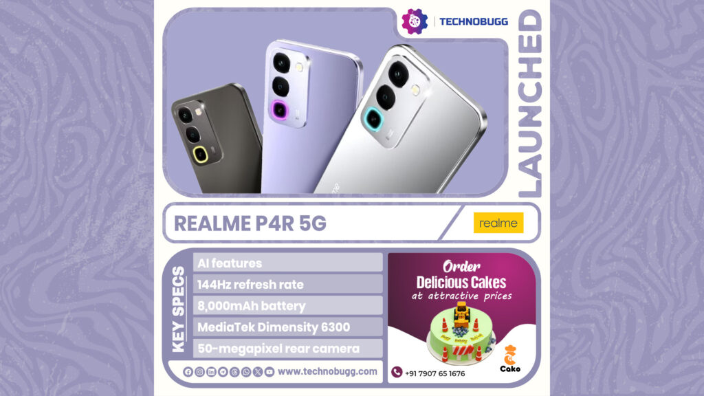 Realme P4R 5G Goes Official