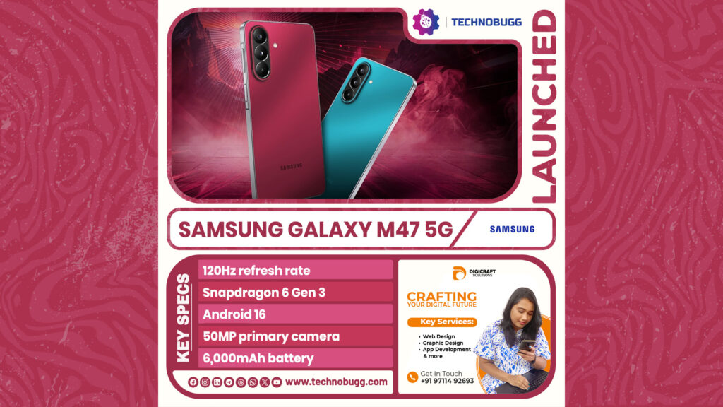 Samsung Galaxy M47 5G Goes Official Samsung Galaxy M47 5G Goes Official