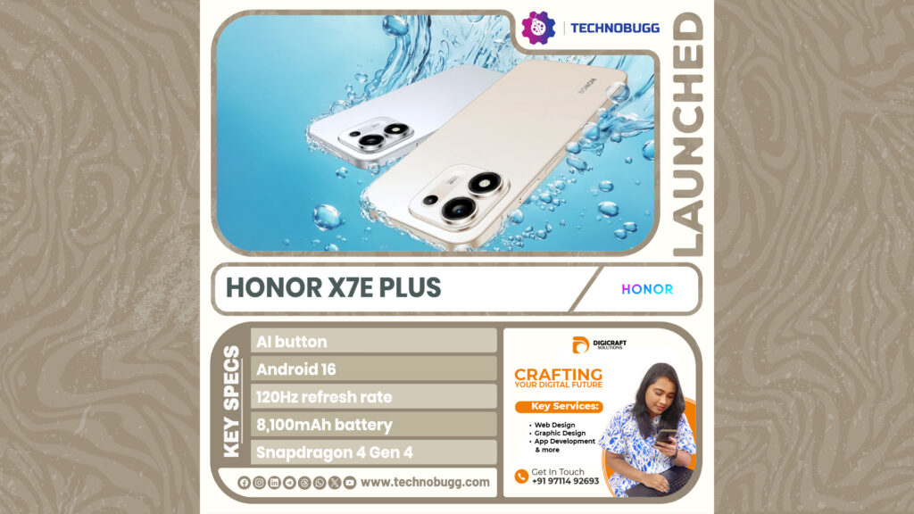 Honor X7e Plus Goes Official Honor X7e Plus 5G