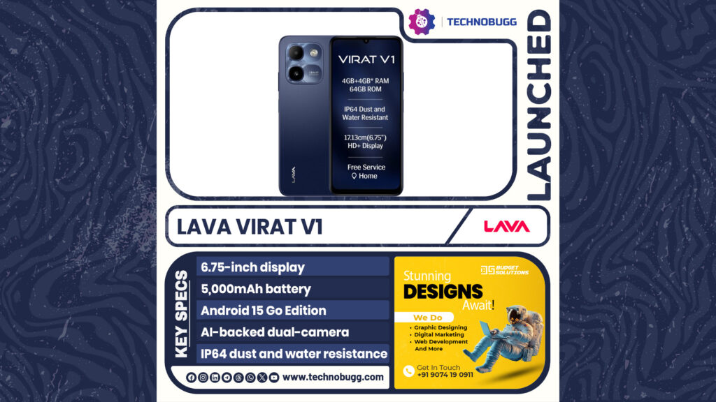 Lava Virat V1 Goes Official Lava Virat V1 Goes Official
